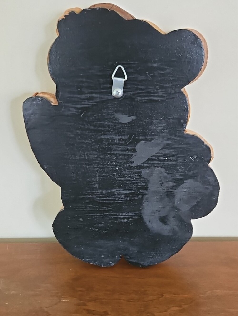 Handcrafted Intarsia Wooden Bear Wall Decor - Picture 2 of 5